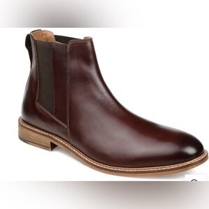 Thomas & Vine Men’s Corbin Plain Toe Chelsea Boot Size 10 Brown